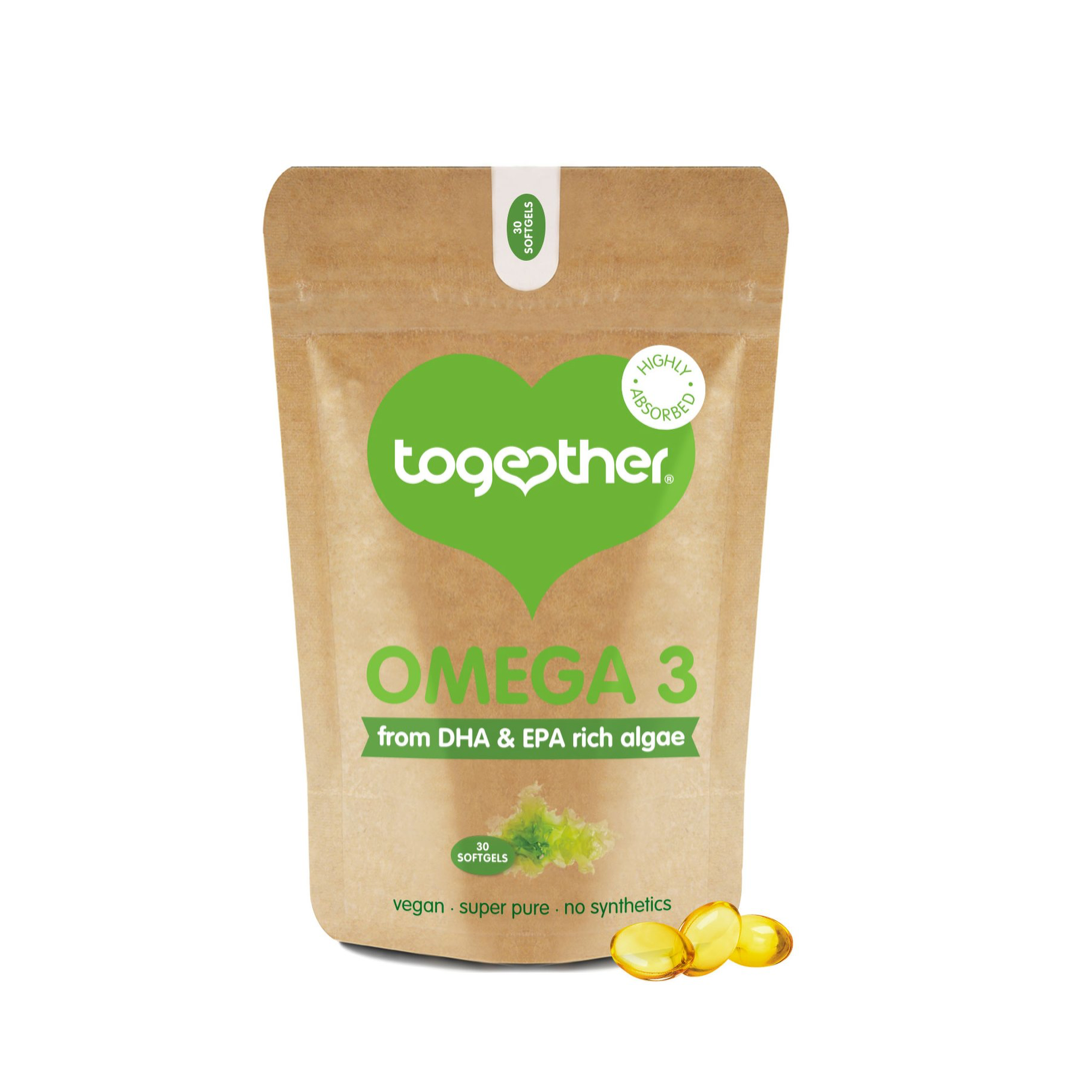 Omega 3  with DHA & EPA rich algae ( 1 x 30 töflur )