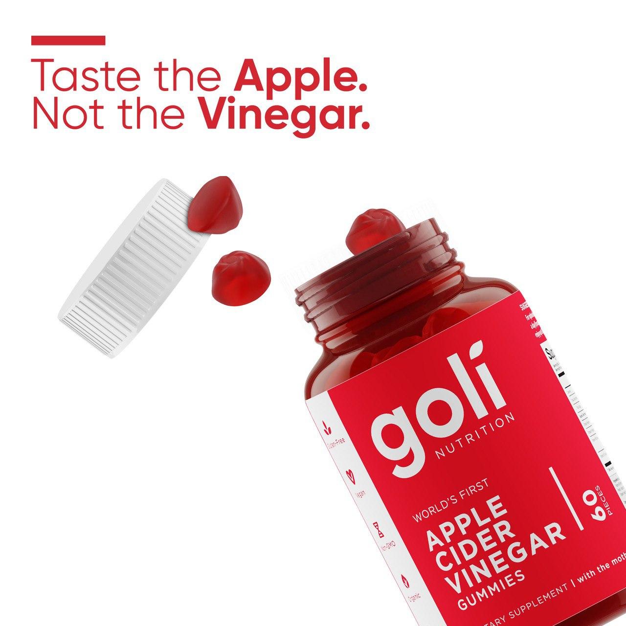 Goli apple cider vinegar gummies ( 1 x 60 töflur)